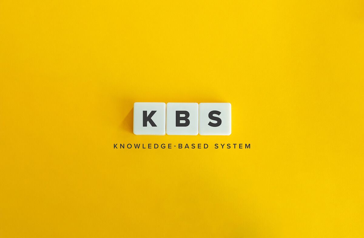 KBS spelled using letter tiles